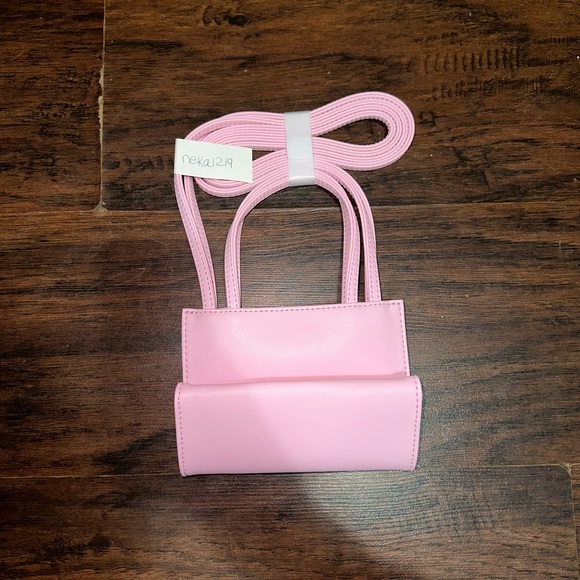 Small Bubblegum Pink Telfar Bag - Picture 6 of 6